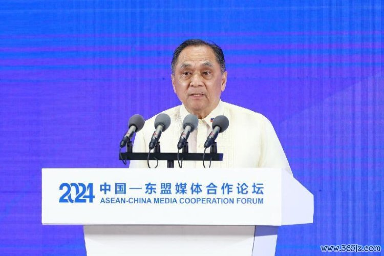 吉米致辞。中国外文局供图